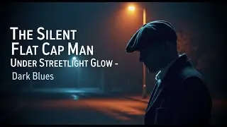 The Shadow Delta Blues – The Silent Flat Cap Man Under Streetlight Glow – Dark Blues