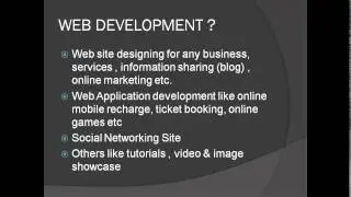 Web Development - Career Guidance for Freshers
