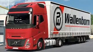 ETS2 | Realistic Driving | Volvo FH6 Aero | Ville de Tours | PNG + JBX | 1.53
