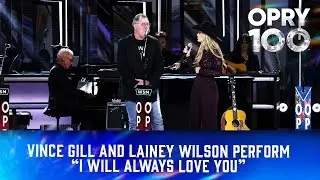 Винс Гилл и Лейни Уилсон исполняют песню &laquo;I Will Always Love You&raquo;.