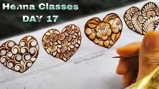 Tazaheen Henna Classes Day 17 ||Learn Detailed Henna with Tazaheen Henna Classes 2023