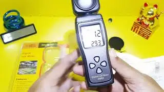 Review Digital LUX Meter dan Suhu Ruangan AS803 | Alat Ukur Intensitas Cahaya dan Suhu AS803