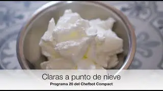 Claras a punto de nieve con el programa 20 