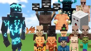 Minecraft MOBS vs ICE BEHEMOTH &ndash; Frozen Giant vs Everything!