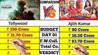 Ajith Kumar movies Valimai vs Viswasam movie box office collection comparison।।