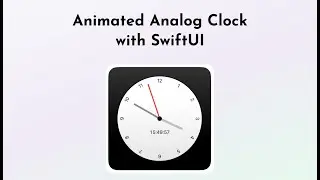 Build a Beautiful Animated Clock in SwiftUI | Roman Numerals & Smooth Animations