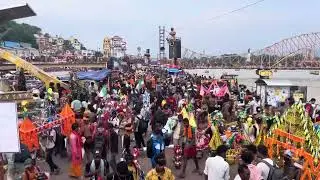 Ganga river bath 