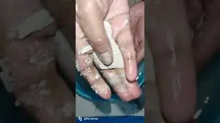 white 💕 black tiny shell stone platecleaning video full day wet#soft🤩#earthy #scrapping#satisfying✨🤤