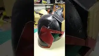 Dredd helmet #cosplay #cosplayer #shorts #dredd #judgedredd #foamsmith