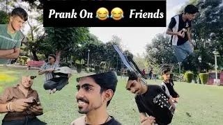 PRANK😱 ON friends 12 hours 😂 funny vlog //2025 @dhillonblogger 