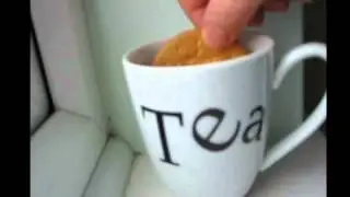 Dunking a Rich Tea Biscuit