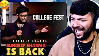 Pakistani Reacts to Sundeep Sharma's Hilarious 'College Fest' Stand-Up | Indian Comedy Reaction