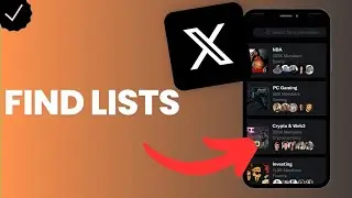Where to find the lists you are on in X?
