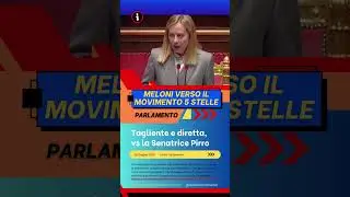 Meloni replica alla senatrice Pirro M5S con ironia; #politica #meloni  #conte #parlamento #opinioni