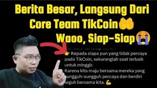 Berita Besar😭Langsung Dari COre Team #TokCoin.🤲 Minggir para skeptis..