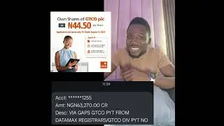 If you have shares at GTCo, they paid dividends of N7.03 per share today, how much did they pay you