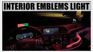 [ ETS 2 1.47 ] 🔹EMBLEMS INTERIOR LIGHT🔹