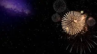 #4K #Loop Real #Fireworks display #celebration, Colorful New Year Firework Background.