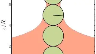 Capillary bridge formation in a beaded structure 2 (25 um)