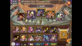 Lord's mobile! Tips on Hunting level 4 monsters. Hunting a black wing with the best team.