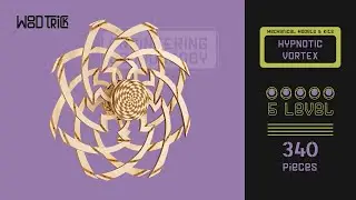 Hypnotic Vortex - WoodTrick instruction mechanical 3D kinetic sculpture
