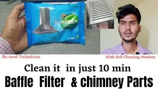 how to clean baffle filter $ baffle filter kaise saaf karen $ kitchen chimney cleaning