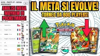 ANALISI DEL MEGA MAYHEM DI @PocketMads CON 800 GIOCATORI! IL META SI EVOLVE! Pokemon TCG Pocket!