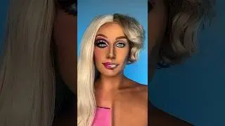 Half Barbie Half Ken! #barbie #Ken #halfandhalf #barbiedoll