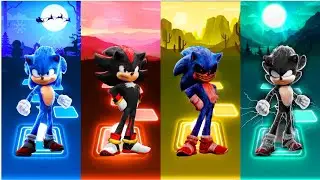 Sonic vs Shadow vs Sonic Exe vs Dark Sonic - Tiles Hop EDM Rush