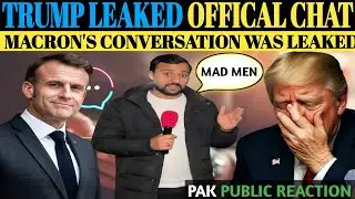 TRUMP LEAKS MACRON'S CHAT OVER GREENLAND THREATENS TO SLAP 200% TARIFS ON FRENCH GODS! PAK  REACTION