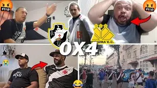 REAÇÕES VASCAINAS E CHORO AO VIVO- VASCO 0X4 CRICIÚMA - BRASILEIRÃO 2024- VAMOS RIR KKKKK