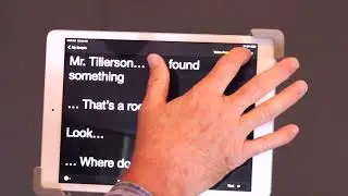 Using a Teleprompter on Ipad