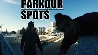 (RAMALLAH) PARKOUR SPOTS || تدريب باركور في رأم الله