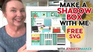 👀 Inside My Miniature Craft Room Shadow Box (How to Keep Paper From Tearing!)
