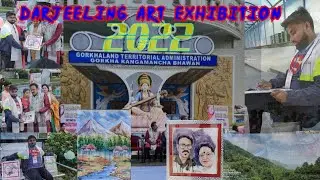 Darjeeling Art Exhibition 2022 || #art #artist #darjeeling #painting #potrait #watercolor