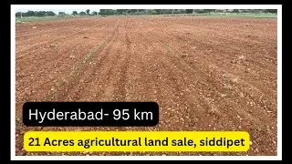 21 Acres Agricultural Land for Sale &ndash; Dharmaram Village, Mirdoddi Mandal, Siddipet District
