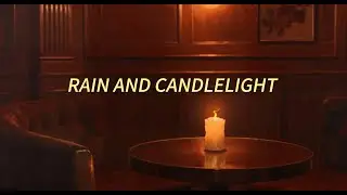 Soft Rain Sounds & Candlelight Ambience | Quiet Night Room