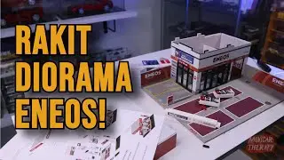 RAKIT DIORAMA DIECAST POM BENSIN ENEOS GFANS 1/64 #diorama