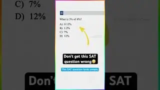 Don&rsquo;t get this SAT question wrong #digitalsat #satprep