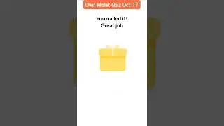 Over Wallet today quiz answer: Oct 17 🌐 Over Wallet airdrop
