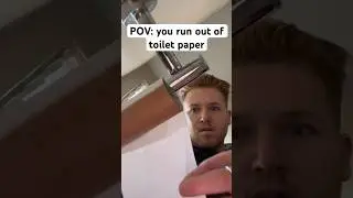 Do you scrunch or fold? #notoiletpaper #shorts #comedy #prank #toiletpaper