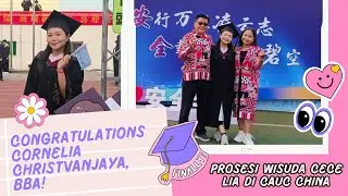 Prosesi Wisuda Cece Lia di CAUC China