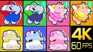 Super Mario Bros. Wonder - All Characters Elephant Form