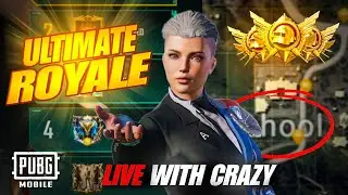 AFTER A ALONG TIME IN 7 DAYS AND ULITIMATE ROYAL RANK PUSH PUBG MOBILE [CX CRAZY LIVE]🥵🥶
