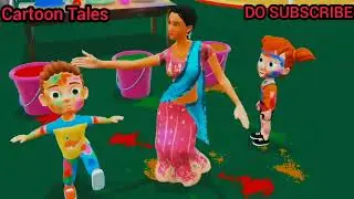PAAGAL BABU 61 | चिंटू चिंकी की होली |Holi | cartoon | pagal beta |comedy video| cs bisht vines