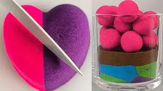 Very Satisfying Drop and Squish Kinetic Sand ASMR No.2