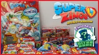 NEW Super Zings Compilation, Ultra Rare Enigma, Blind Bags, Surprise Bags, Saszetki Niespodzianki