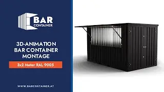 3D Animation: Innovativer Barcontainer im Aufbau