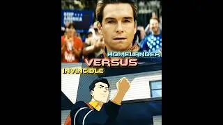 Homelander vs Invincible #capcut #shorts