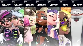 What if All 7 Splatoon Idols fought in Super Smash Bros. Ultimate? (Mods Gameplay) | [LSF]Chaz